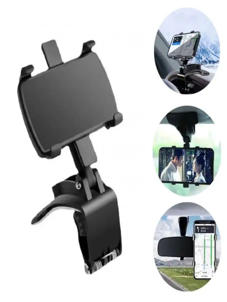 Suporte do telefone do carro painel clipe universal 360 graus girar suporte para iphone samsung