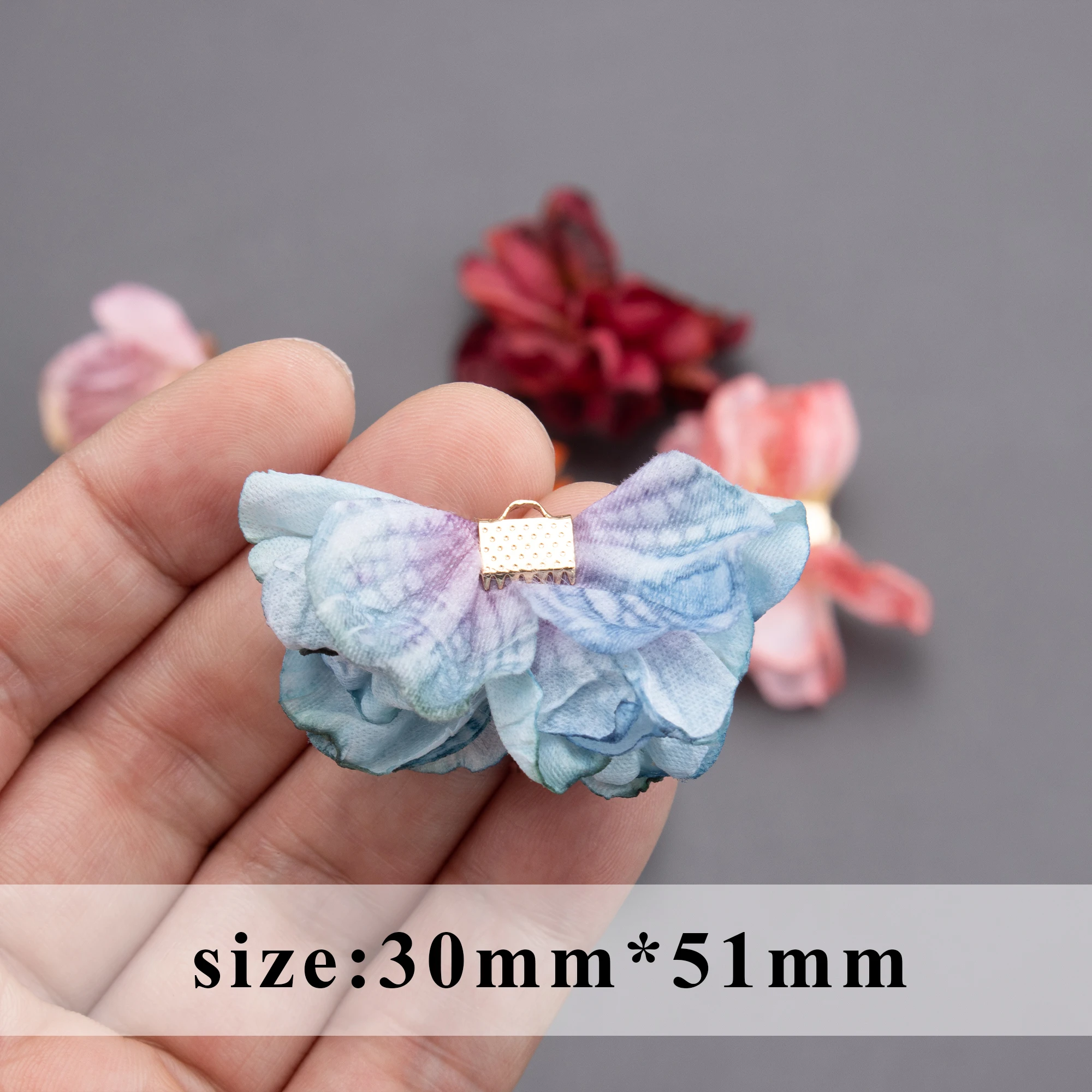 GUFEATHER F168,jewelry accessories,charms,hand made,flower shaped earring accessories,jewelry making,diy pendants,6pcs/lot