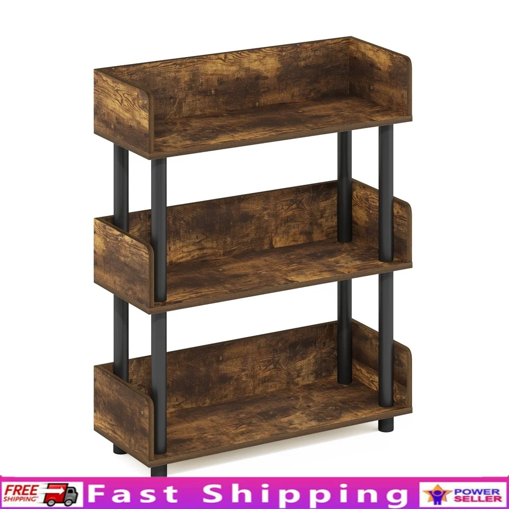 3-tier-freestanding-display-rack-bookshelf-toolless-assembly-durable-particleboard-pvc-ideal-home-office-storage