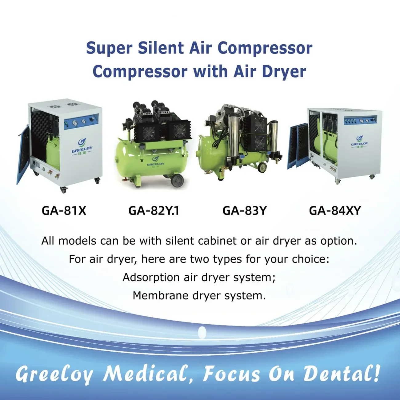 Den tal ölfreier Luftkompressormotor 110 V/220 V