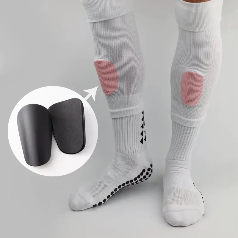 1 Pair Mini Shank Board Football Shin Pad Wear-resistant Shock Absorbing Leg Protector Lightweight Portable Soccer Training