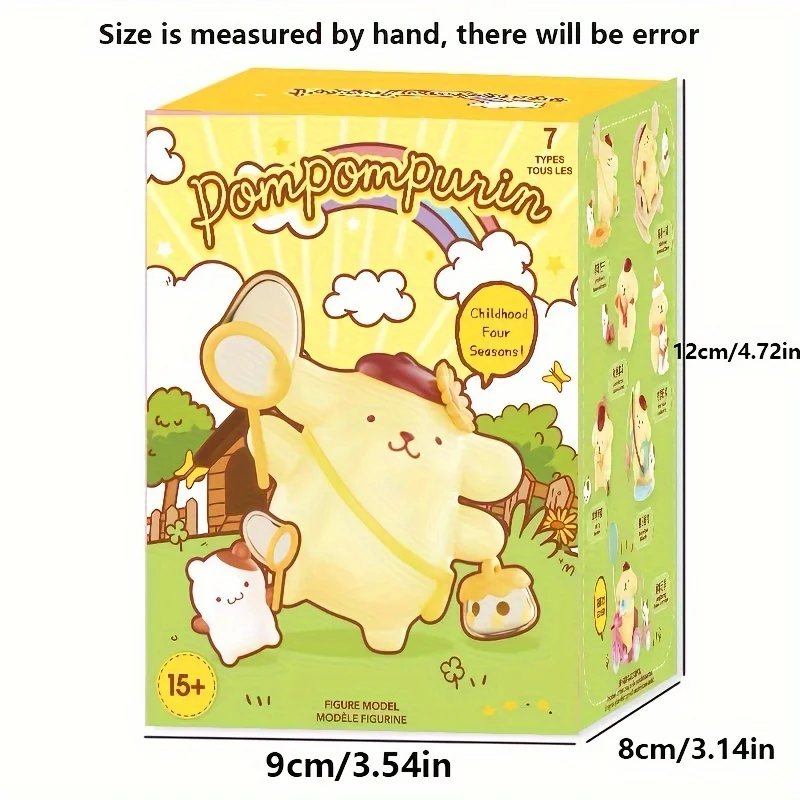 Hot Pudding Dog Serie Four Seasons per bambini Scatola cieca Kawaii Action Doll Pesca Pupazzo di neve Modello Giocattolo per bambini Sorpresa Gif