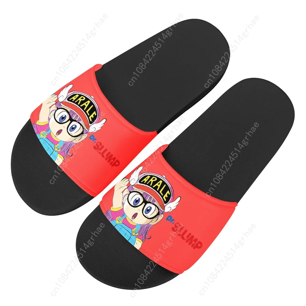 A-Arale Dr Slump Slippers Home Water Shoes Men Women Teenagers Custom Made Bathroom Beach Pool Sandals That Can Be Worn Outside