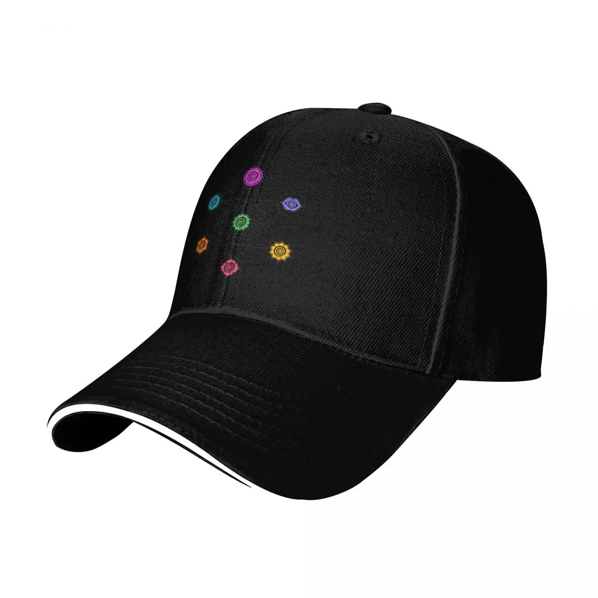 Metatrons Cube, Chakras, Sacred Geometry, Cosmic Energy Centers Baseball Cap Men Women Casual Summer Sport Sun Cap