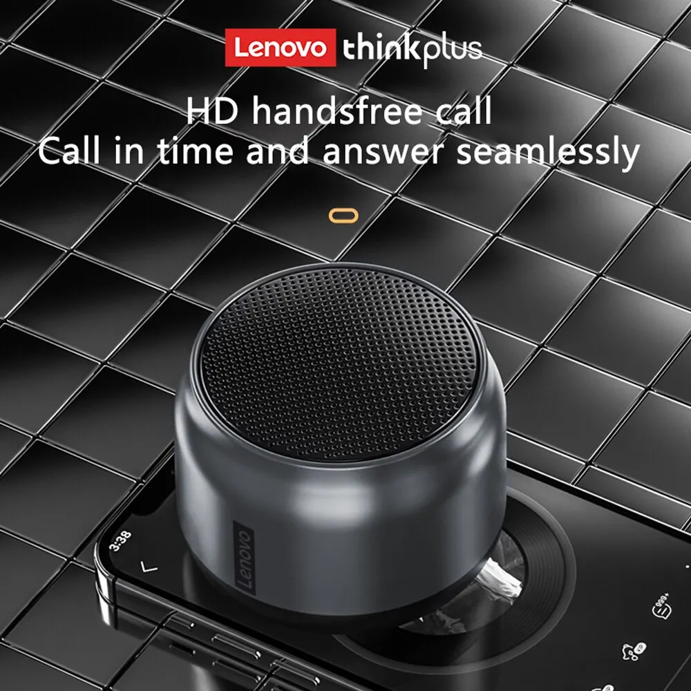 Lenovo Original Speaker K30 Bluetooth Portable Mini Outdoor Wireless Speakers Music Surround Loudspeaker HD Voice Shocking Bass