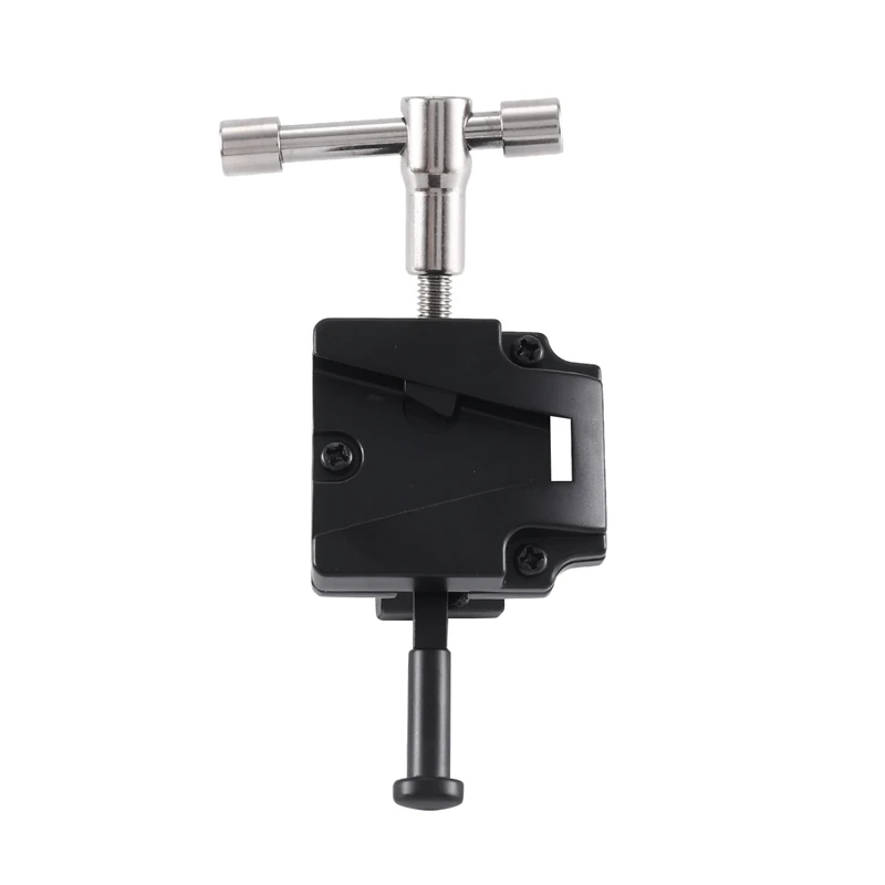 With T Handle & Universal V-Lock Mount Quick Release Adapter For DSLR Camera Battery Mounting