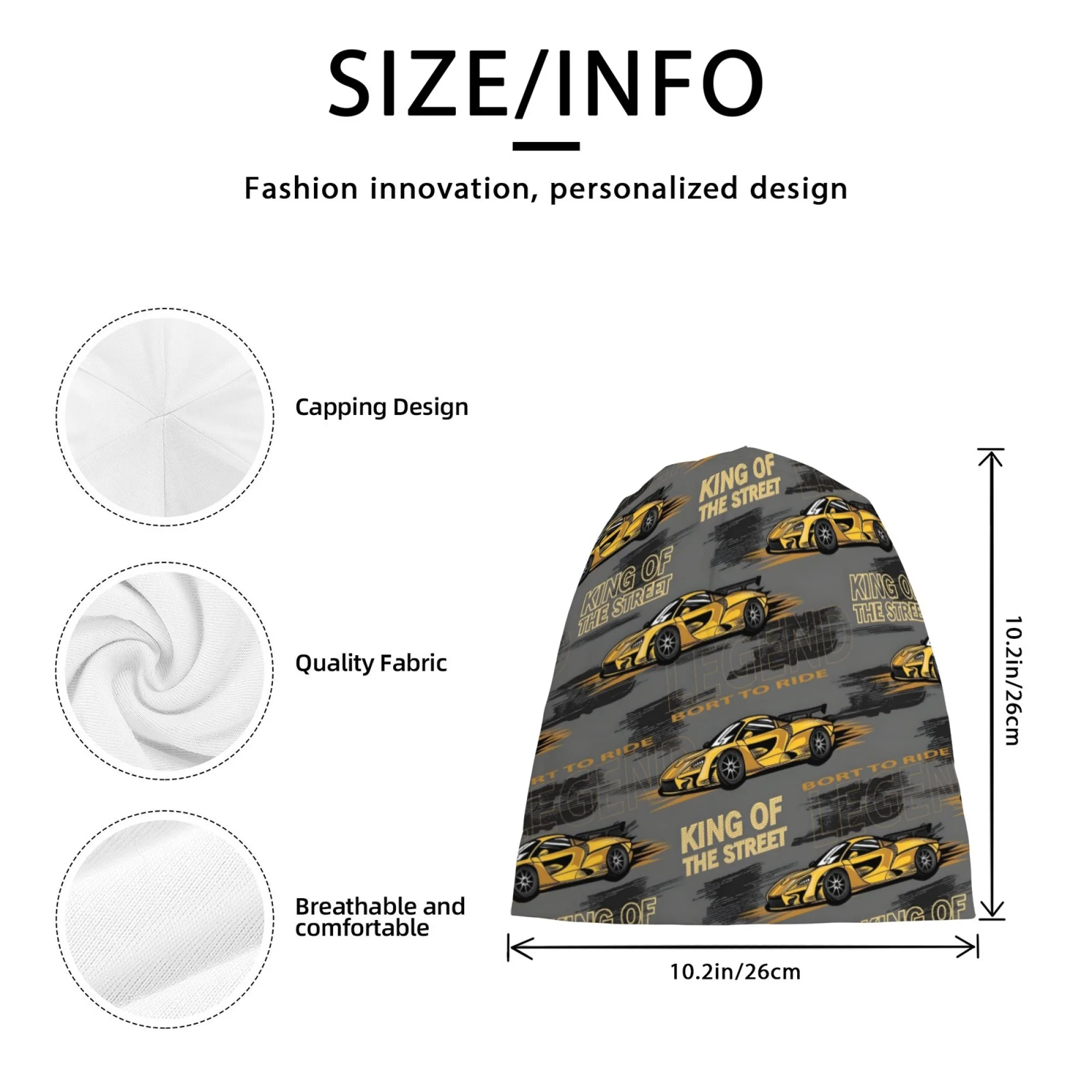 قبعة رجالية مطبوعة من Street Racing قبعة هيب هوب عصرية كلاسيكية خفيفة الوزن ومريحة ودافئة للرياضات الخارجية كاجوال قبعة شتوية هدية #5