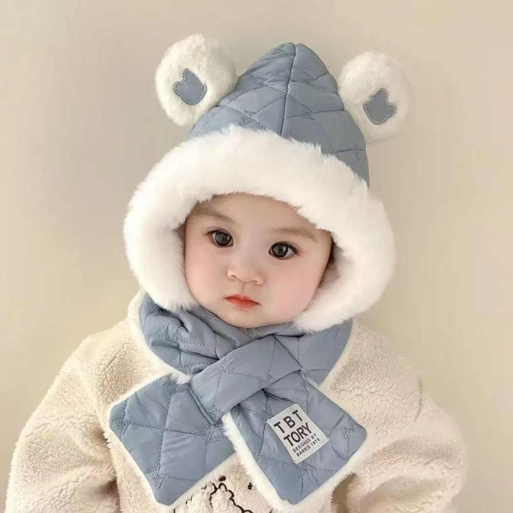 مجموعة وشاح قبعة متكاملة جديدة دافئة مقاومة للبرد قبعة صوفية مقاومة للرياح لتدفئة الرقبة لركوب الدراجات في الهواء الطلق والتزلج