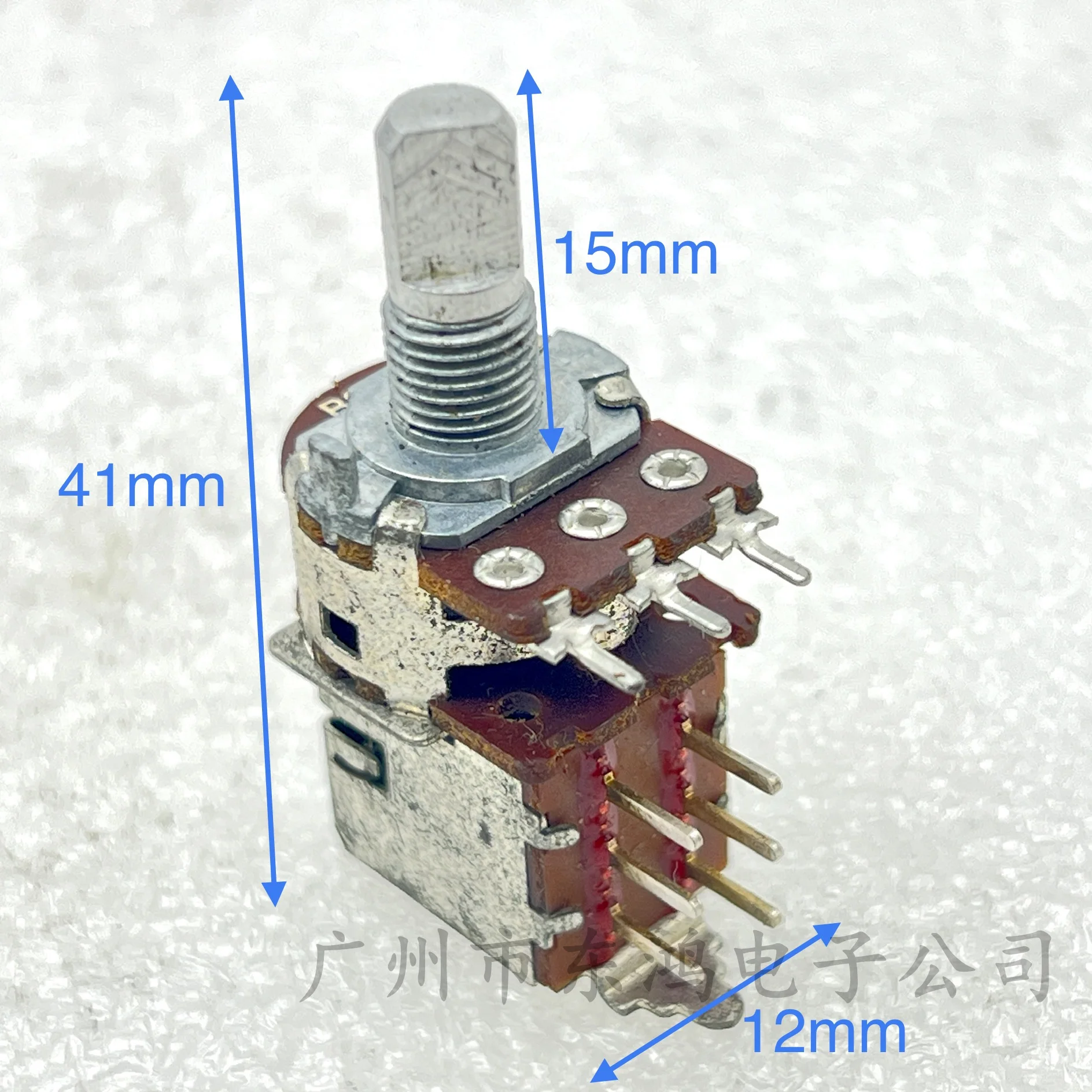 2 PCS  brand push-pull switch potentiometer B20k musical instrument special press into the shaft 15mm pull open shaft