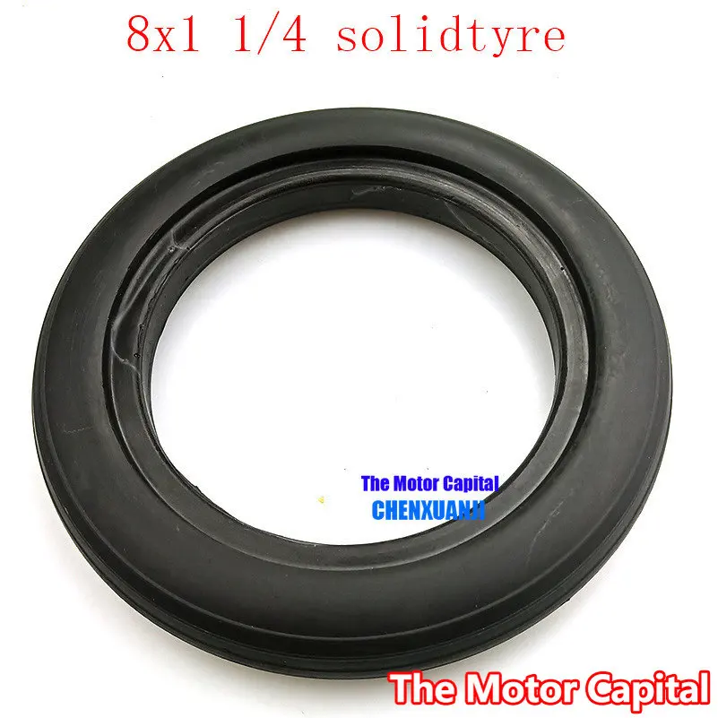 Good quality non inflation solid tyre 8 inch  8x1 1/4 (200x45) Electric scooter   8*1  200*45