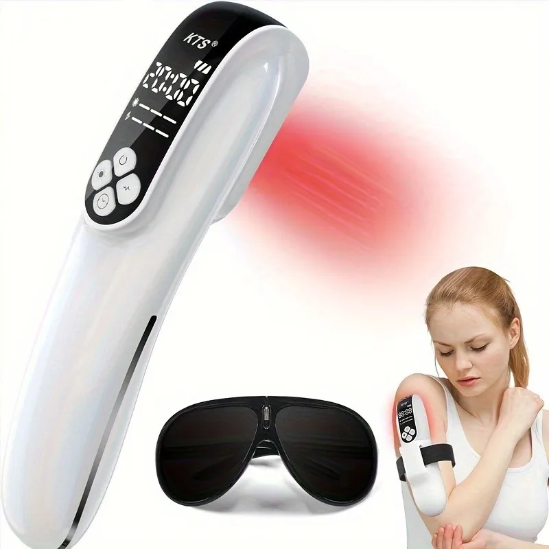 Low Frequency Therapy Device 4X808nm Adjustable Electrical Nerve Stimulation Device For Body Pain Relief&Joint/Muscle&Tissue