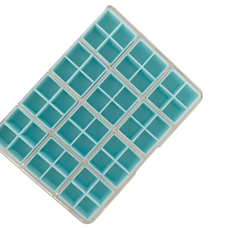 24/36/48 Fächer Nageldekoration Zubehör Aufbewahrungsbox Transparente Schmuck- und Ohrring-Displaybox Aufbewahrungsbehälter – Detail 9
