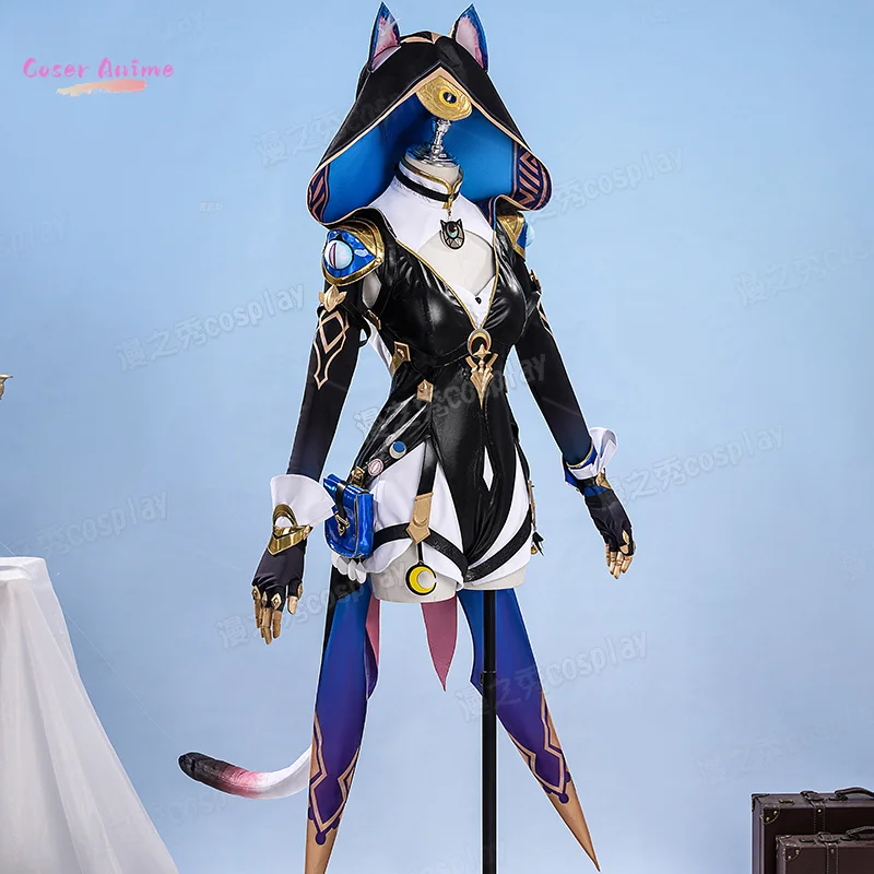 

Костюм для косплея Cipher, игра Honkai: Star Rail, униформа на Хэллоуин, карнавал, вечеринку, Рождество, ролевая одежда, одежда для женщин