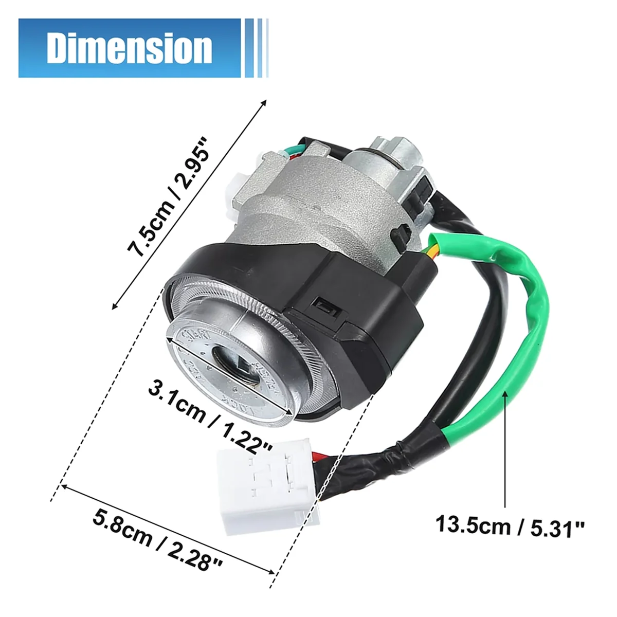 

1 цилиндр замка зажигания, подходящий для Hyundai Sonata 05 — новые поступления 819053K060