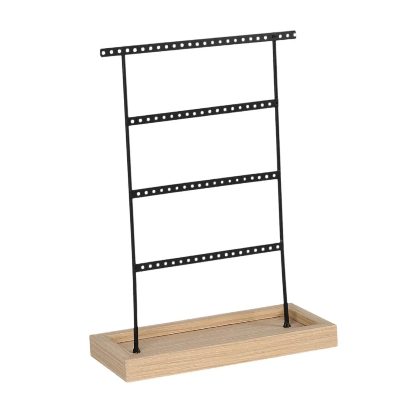 Earring Display Stand for Selling Earrings Rack Countertop with Tray Earring Holder Stand for Jewelry Store Centerpiece