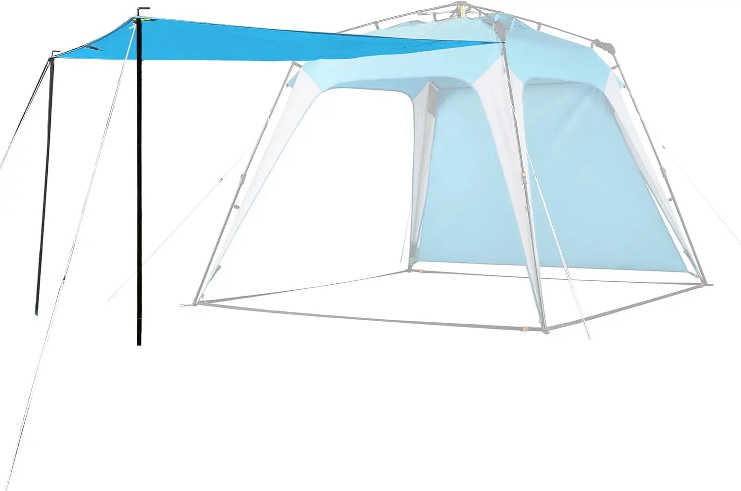 

Складной тент-шатер Pop Up 8.2' x 8.2' - Мгновенный портативный спортивный зонт-кабана