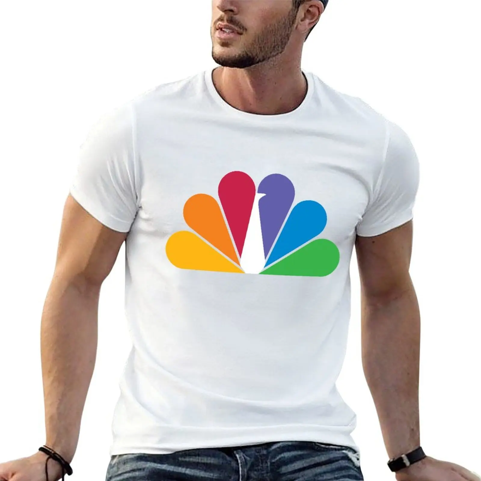 

NBC Peacock T-Shirt anime tshirt t shirts for man pack white T-Shirt