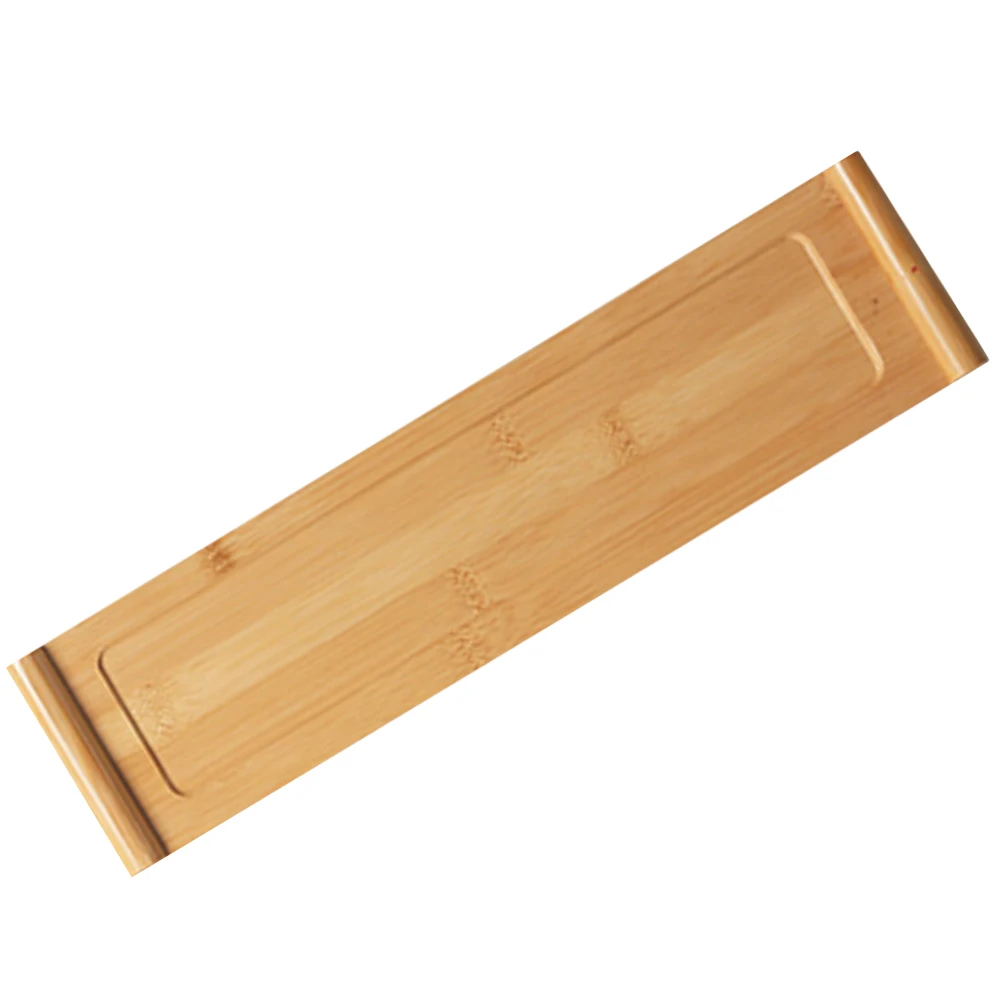 

Bamboo Tea Tray Resistant Deformation Rectangular Decor Serving Tray Multi Functional Rustic Style