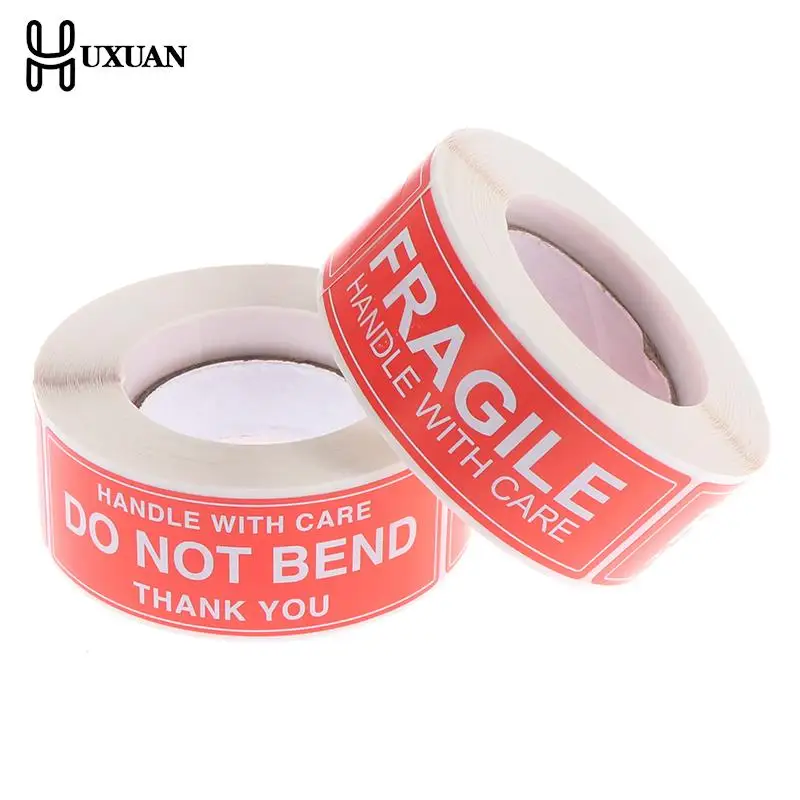 (250Pcs/Roll) Fragile Stickers The Goods Please Handle With Care Warning Labels DIY Supplies