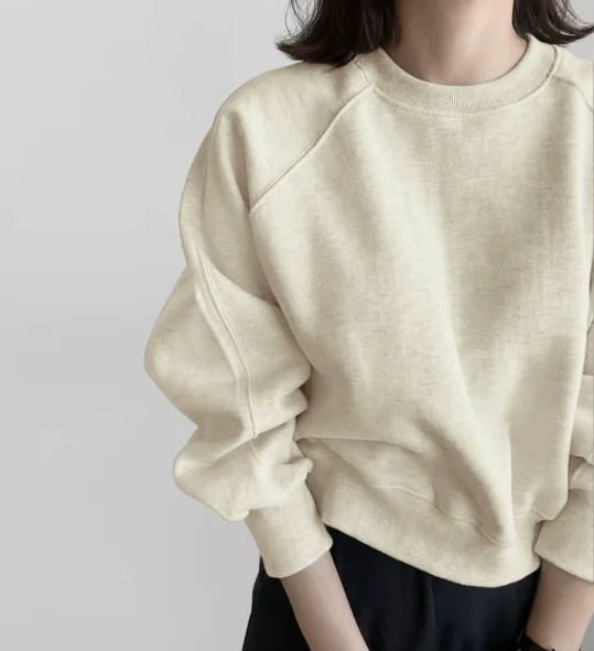 2026 New Autumn And Winter Women's Hoodie Fashionable, Comfortable, Loose, Casual Temperament, Versatile Commuting, Simple Top