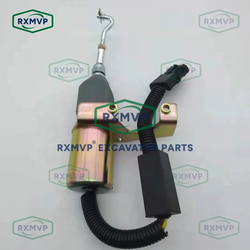 4942879 Stop Solenoid Valve 24V Fits Excavator Dongfeng 6CT8.3 Diesel Engine