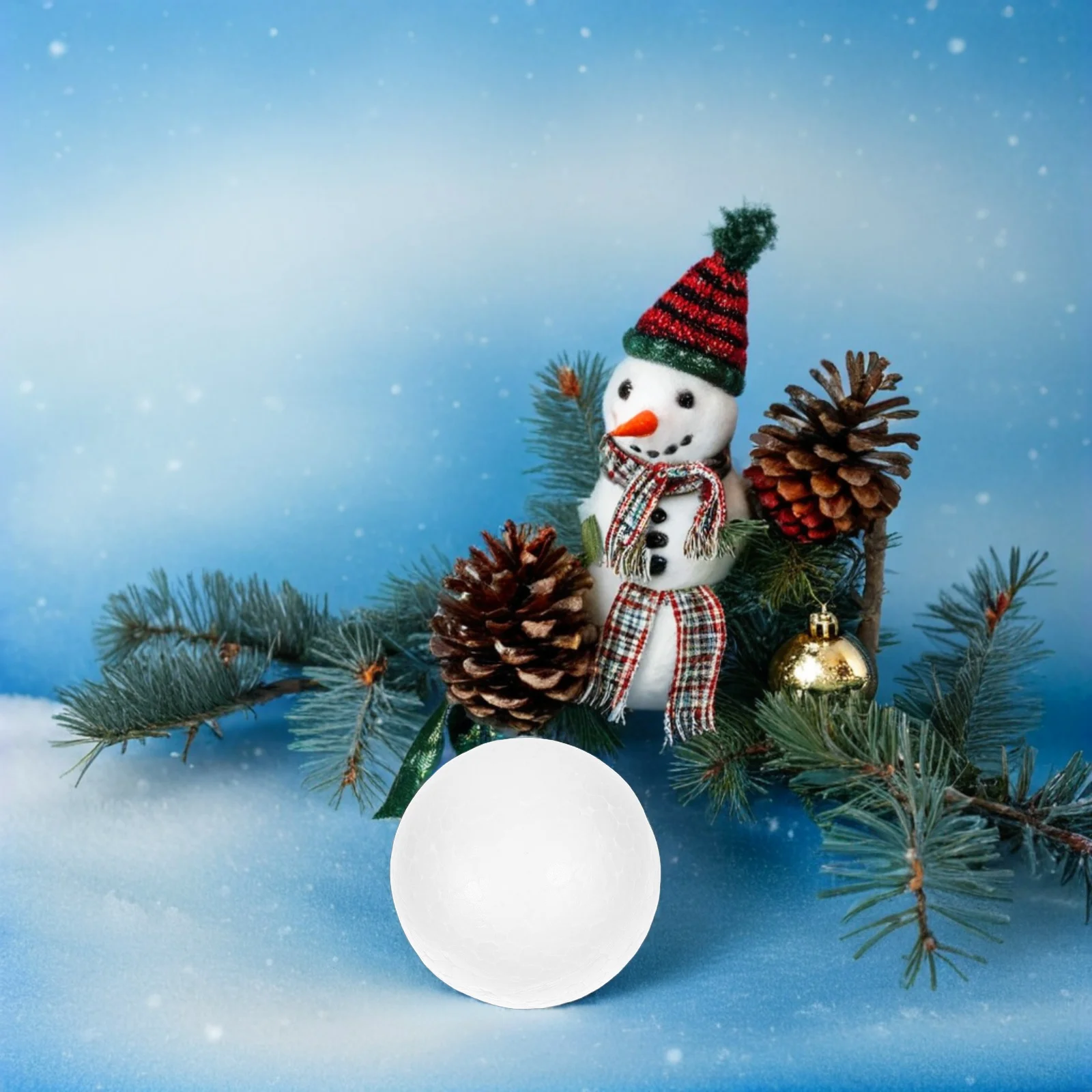 

100Pcs Foam Craft Balls Solid White Polystyrene Spheres 4Cm for Wedding Decoration Party DIY Crafts Polystyrene Balls