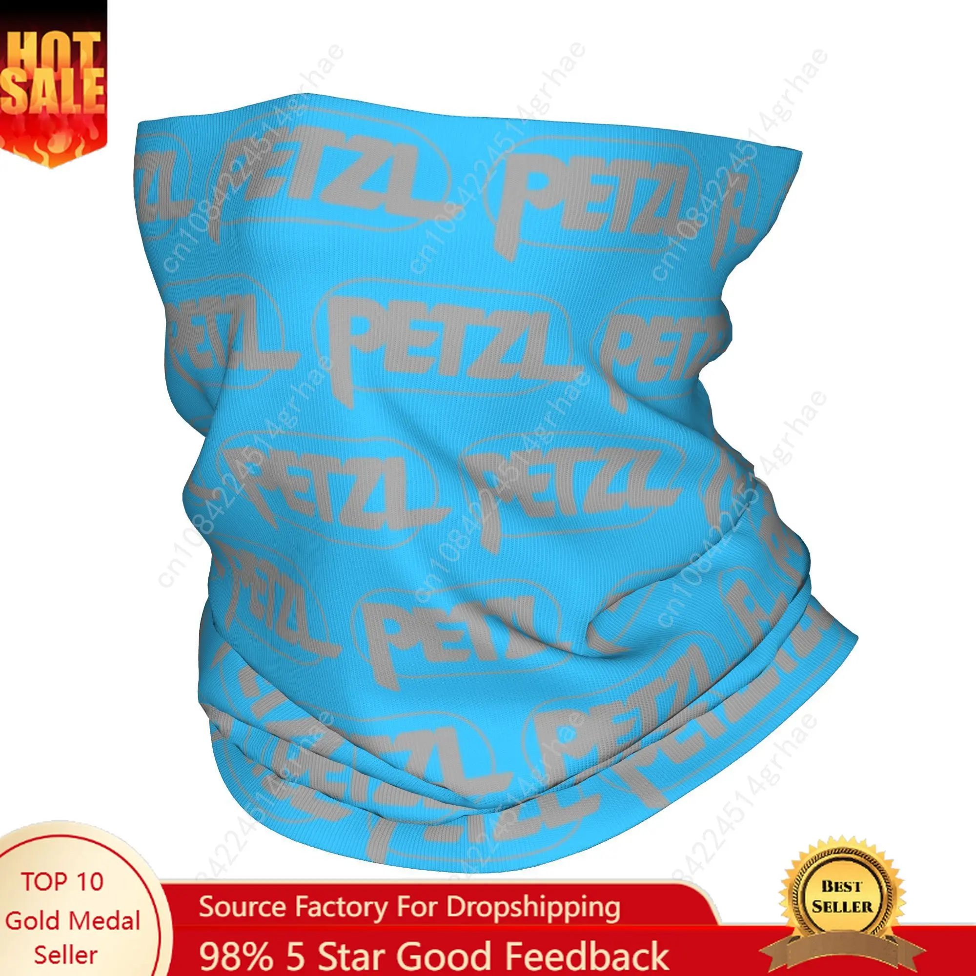 

Custom Sport P-Petzls Neck Gaiter Men Women UV Face Shield Winter Fashion Pattern Bandana Scarf for Cycling
