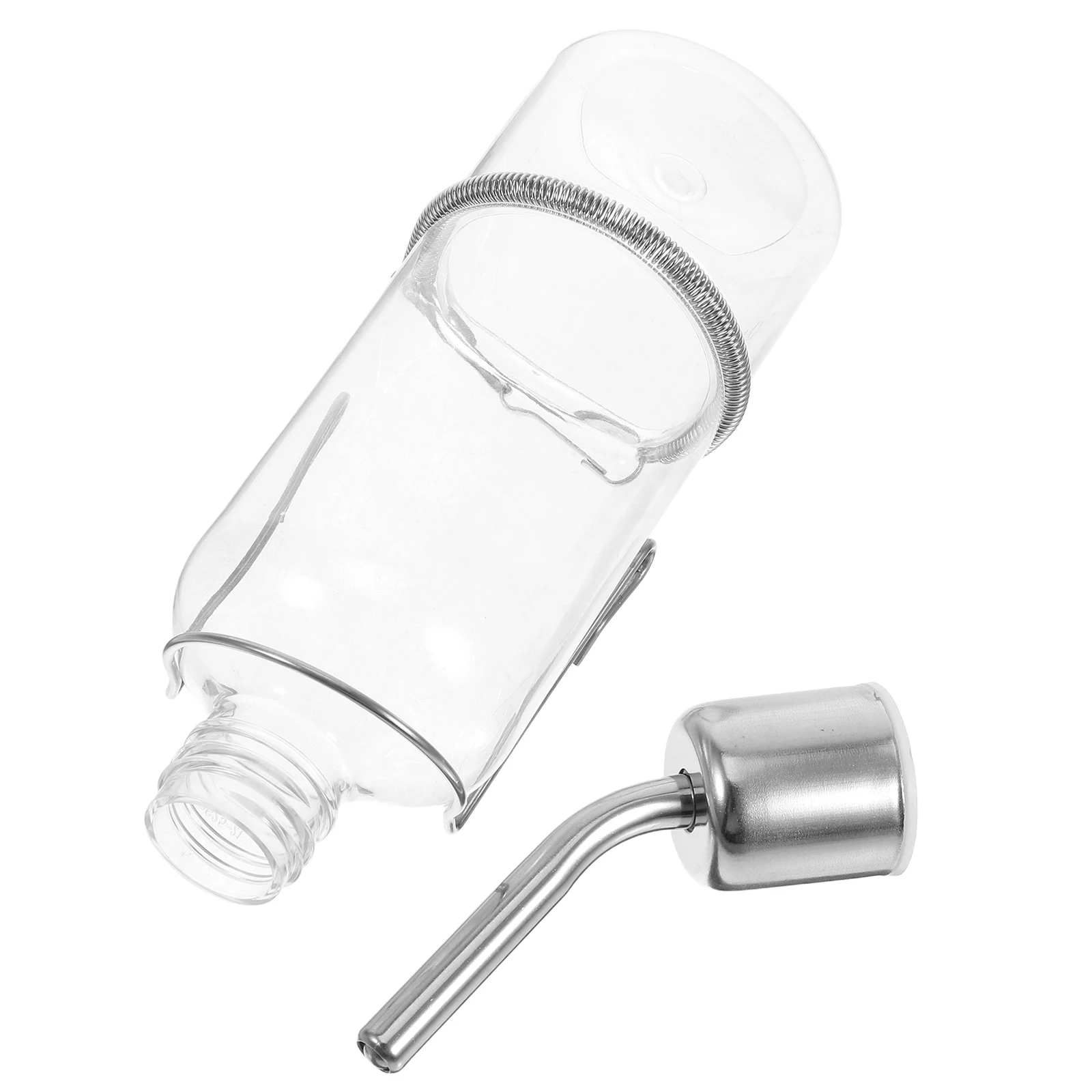 

Pet Water Bottle 180ml Stable Portable Animal Water Dispenser Hanging Cage Crate Pet Fountain Waterer for Dogs Cats