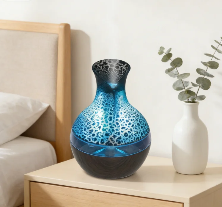 

Ультратихий увлажнитель воздуха с функцией распыления прохладного тумана и диффузор для эфирных масел объемом 300 мл с пультом дистанционного управления — для улучшения сна и качества воздуха в офисе, спальне.