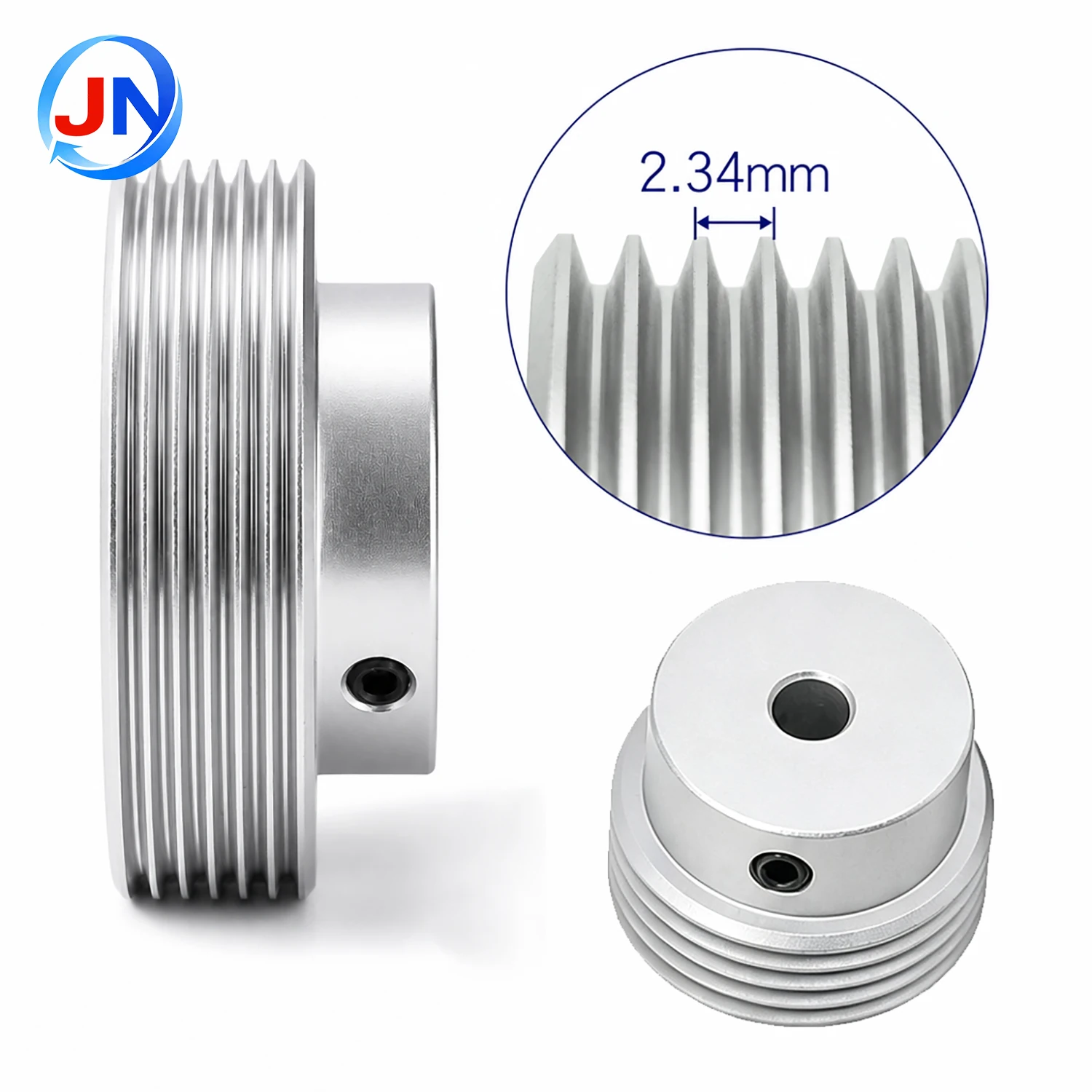 6PJ DiaDiameter 20-45mm 6PJ Multi Wedge Wheel PJ Belt Pulley Bore 5-25mm 6 Slots Motor Shaft 6 Peak Groove Synchronous Pulley PJ