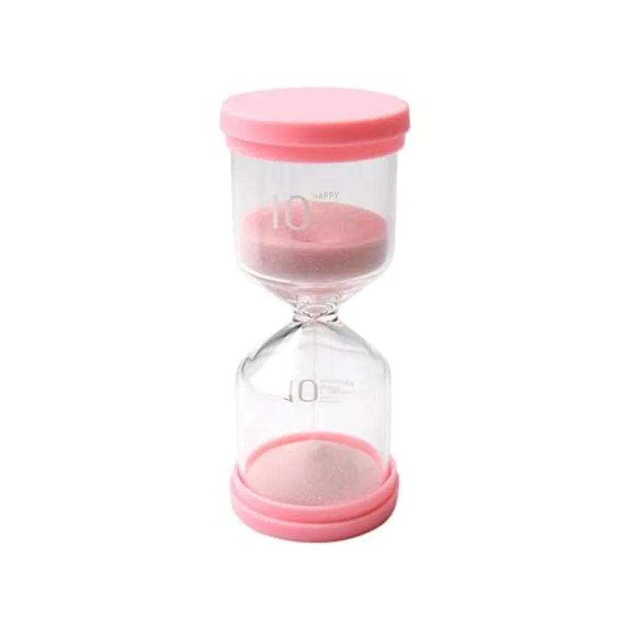 

Solar Luminous Hourglass Timer Sand Clock Crafts Glass Decoration, 10 Minutes/15 Minutes/30 Minutes for Living Room Office Home