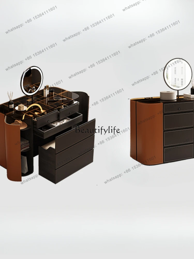 56*parts and accessories*Modern minimalist lock integrated bedroom minimalist makeup table dresser