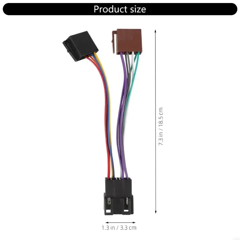 ABS أنثى محول موصل التوصيل مصممة لترقيات صوتيات السيارة خالية من المتاعب سهلة التركيب #4