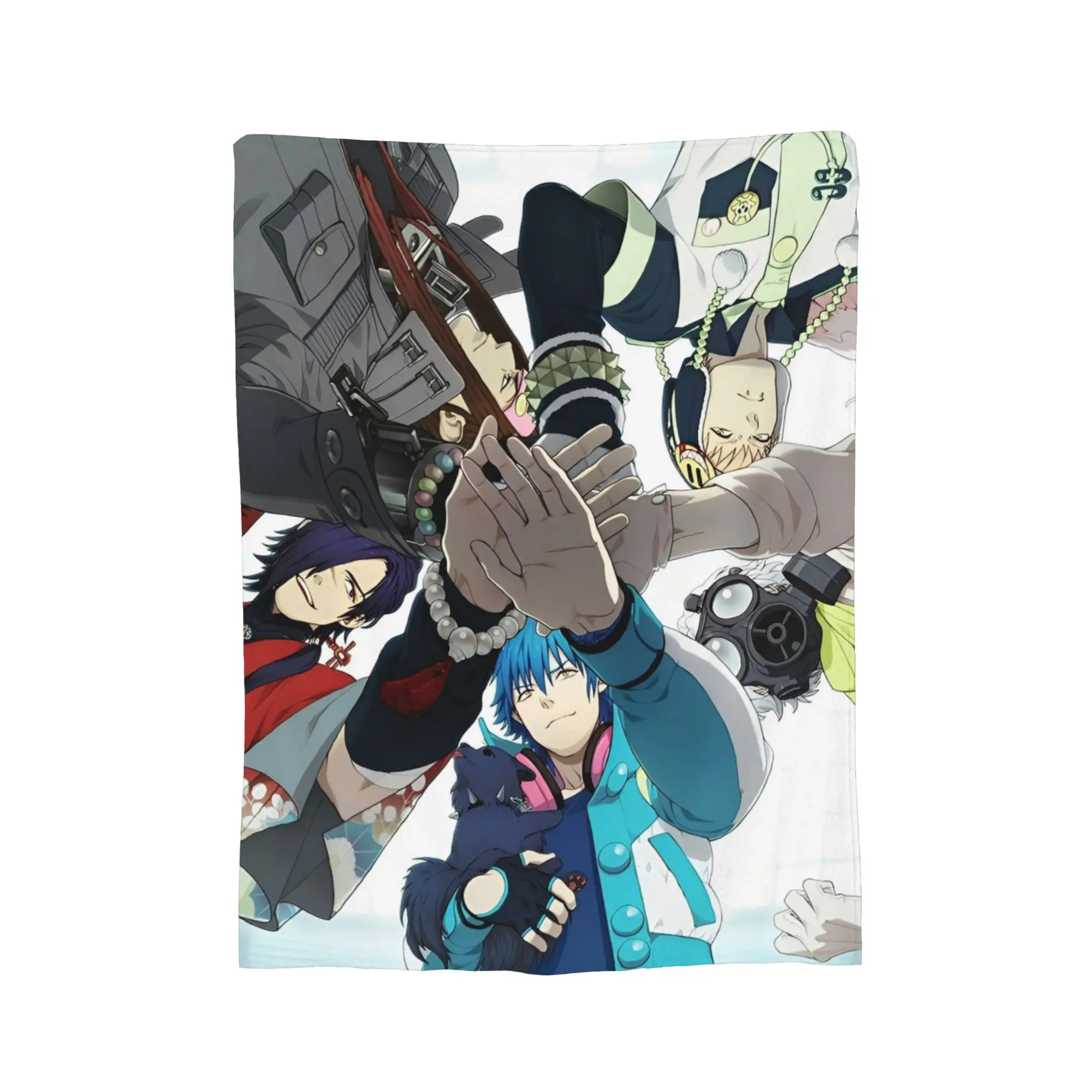 dramatical murder anime Throw Blanket for Couch  Soft Cozy Plush Blanket 50x60 Inch Multi-size Bedspread for All Seasons