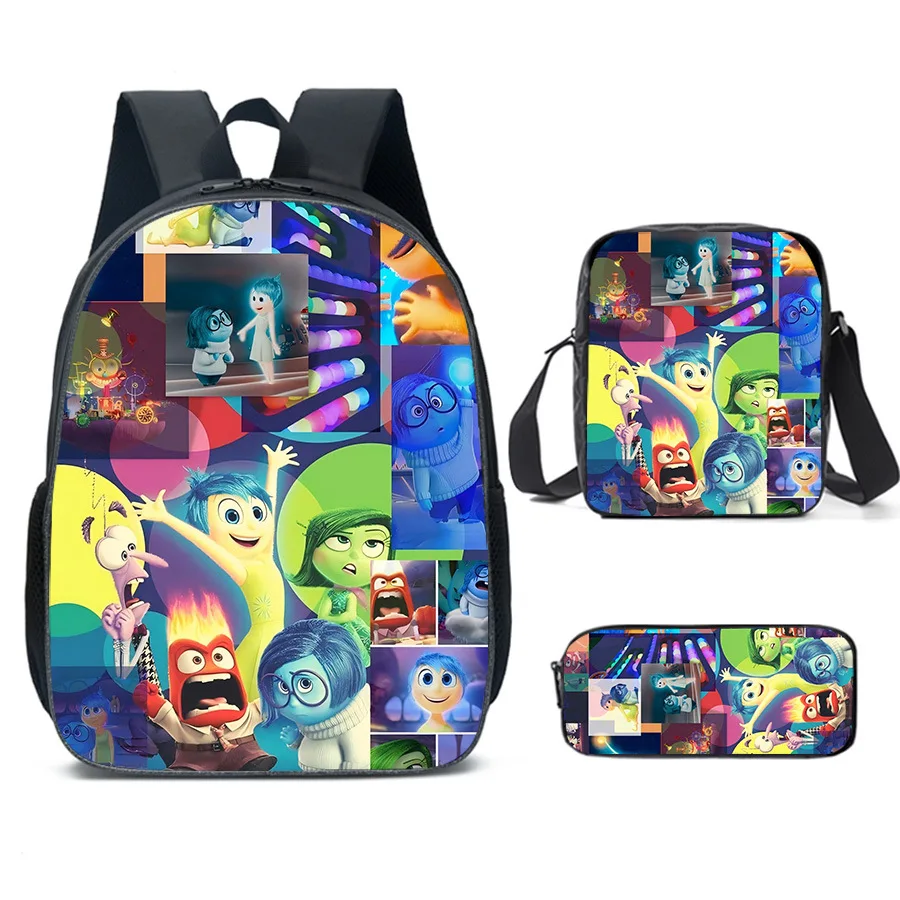 New Inside Out 2 Cartoon Backpack Kindergarten Children Backpack Children\'s Large Capacity Backpack Birthday Gift