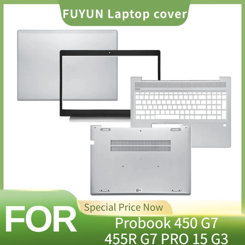 For HP Probook 450 G7 455R G7 PRO 15 G3 Laptop LCD Back Cover Palmrest Bottom Case Computer Replace Accessories Case