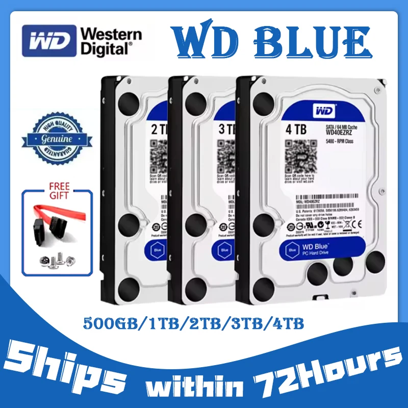 Western Digital WD Blue 1TB 2TB 3TB 4TB 3.5