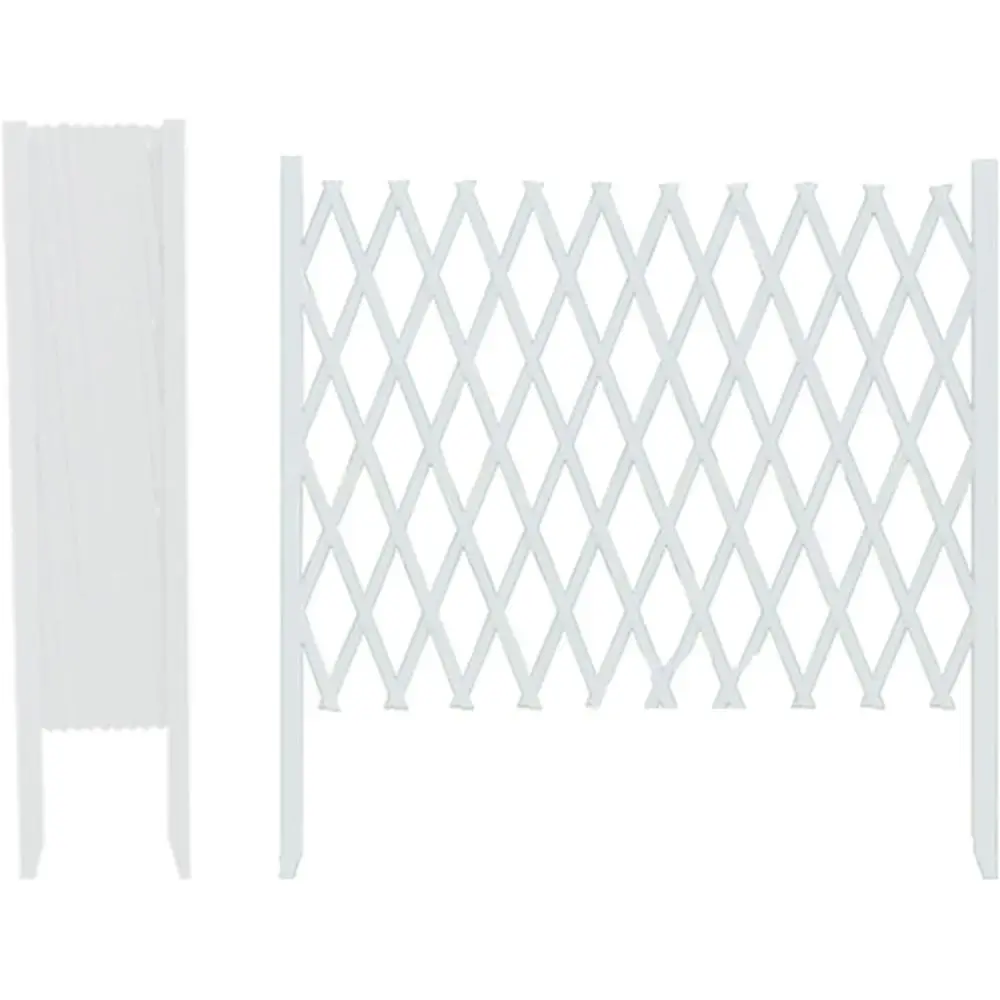 

Adjustable Wooden Expandable Fence, Decorative Screen Barrier, Retractable Partition (98.7 x 49.3)