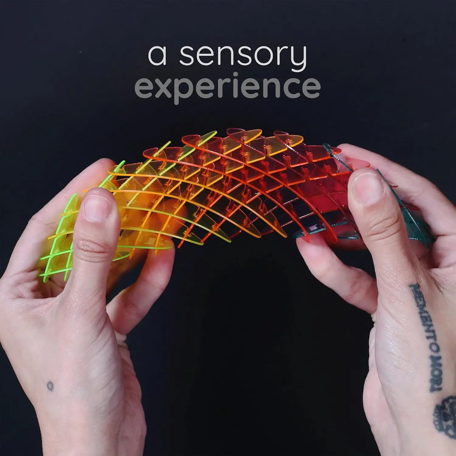 ของเล่นหนอนบิดงอ - ของเล่นหนอน 3 มิติ ยืดหยุ่น สำหรับวัยรุ่นและผู้ใหญ่ – ยืดได้ เงียบ ช่วยคลายความเครียดและความวิตกกังวล เสริมสมาธิ