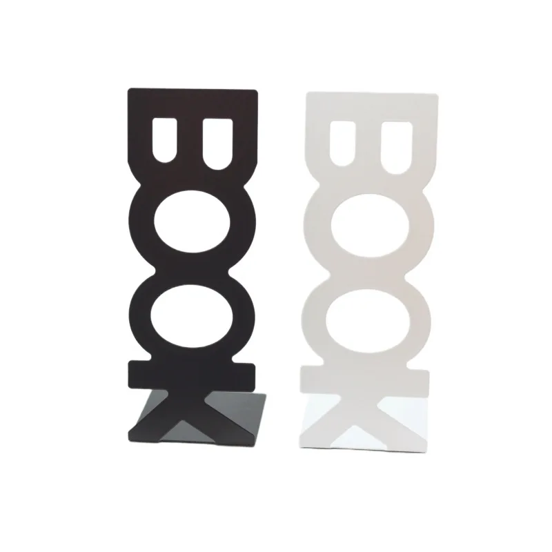 Bookstand Simple Metal Bookstand Office Student Metal Book Relying on Creative Book Baffle Bookholder Adjustable Desktop Reading