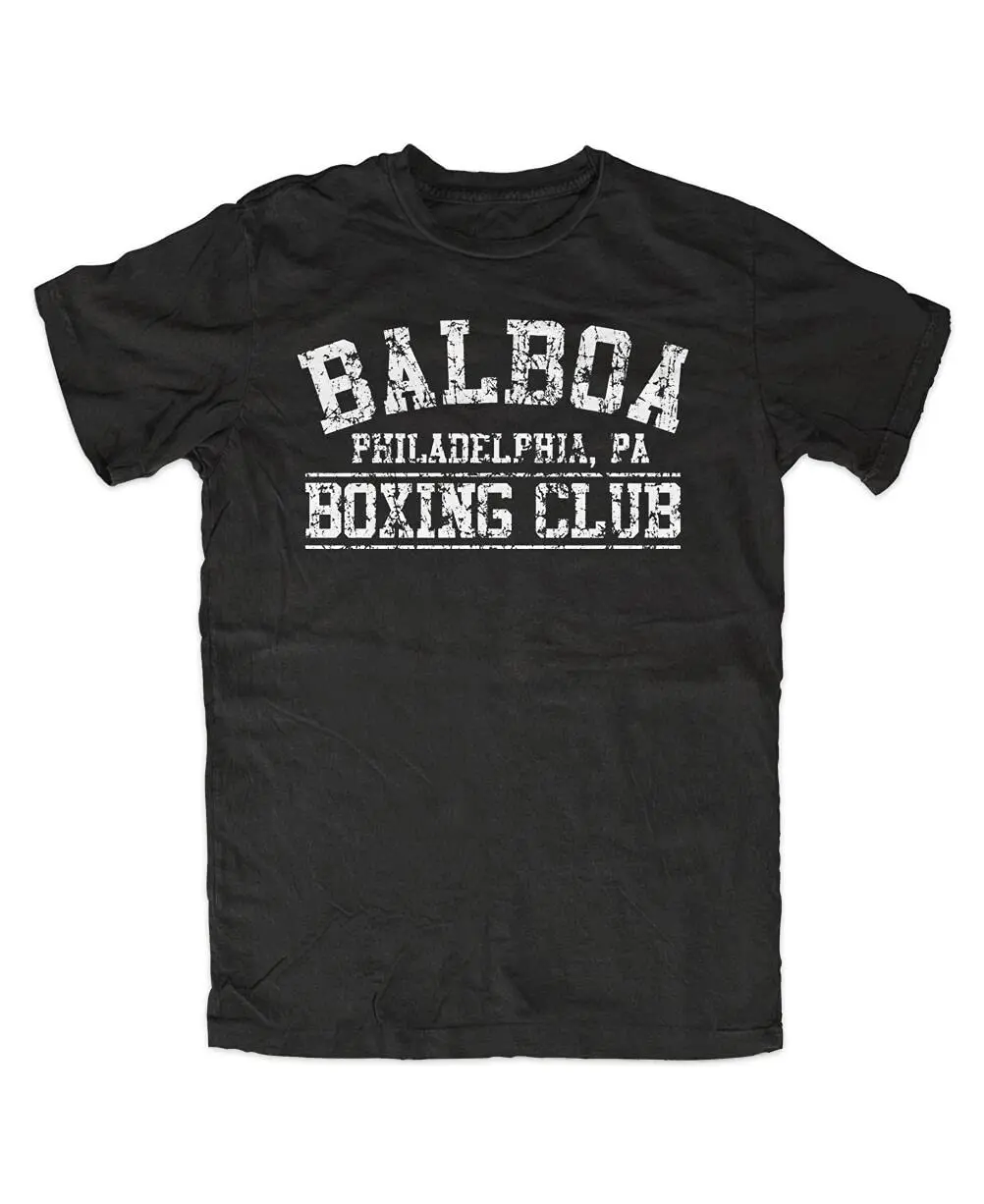 Men's T-shirt Unisex Cotton Balboa Boxing Club Philadelphia PA Graphic T Shirt Casual Breathable Streetwear Summer Top Seasons