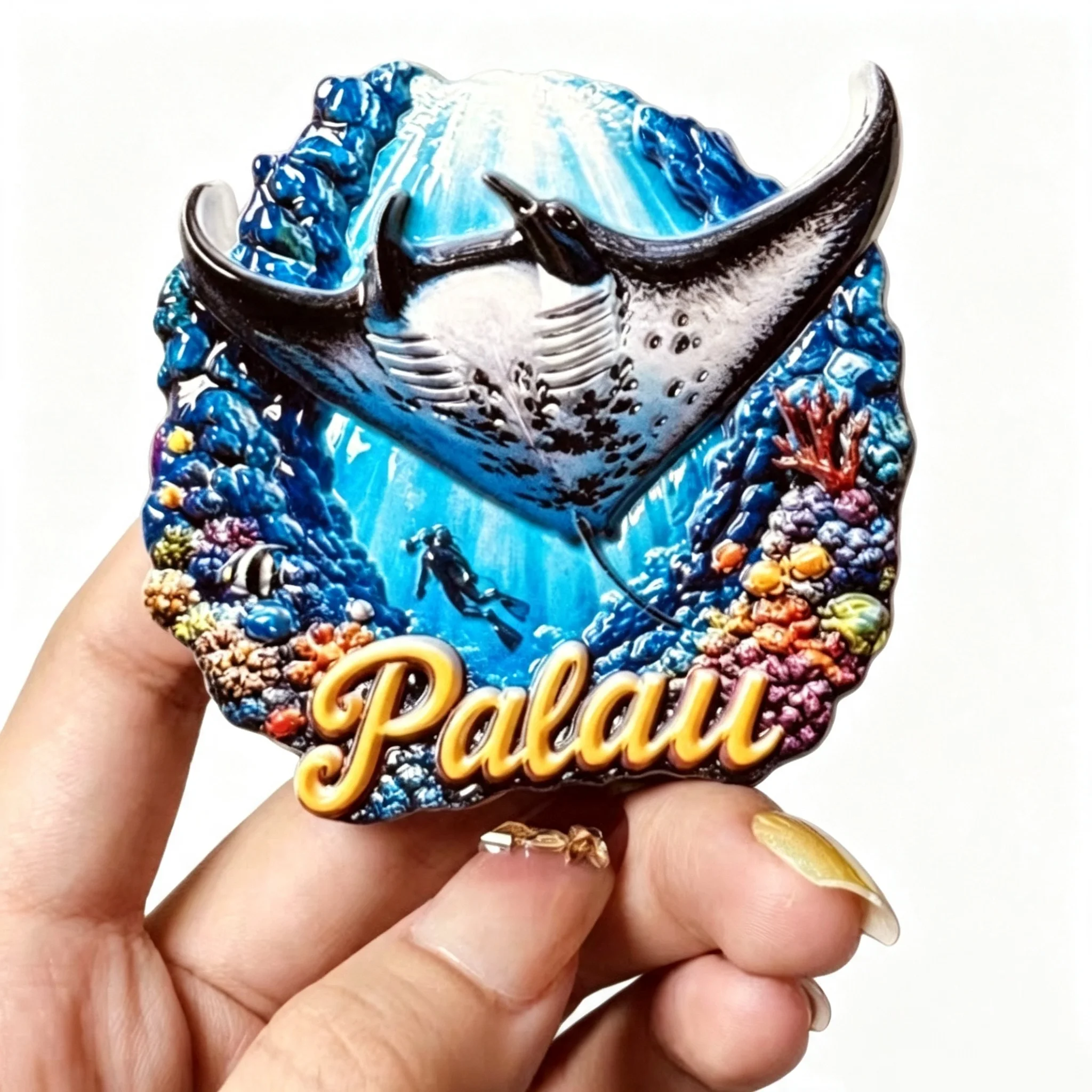 Asia  Palau  3D Fridge Magnets Tourism Souvenir Refrigerator Magnets Sticker