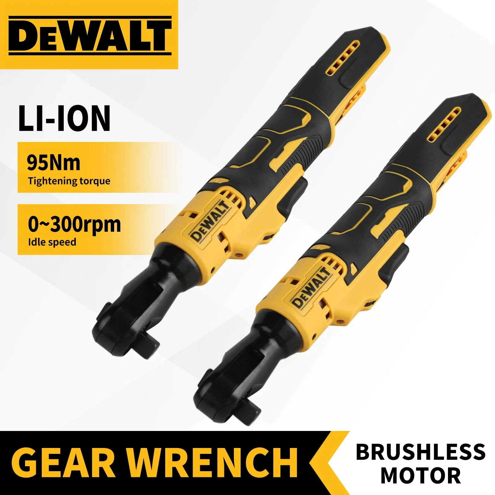 dewalt-dcf512b-20v-brushless-right-angle-ratchet-wrench-variable-speed-led-light-cordless-power-wrench-narrow-space-hand-tools