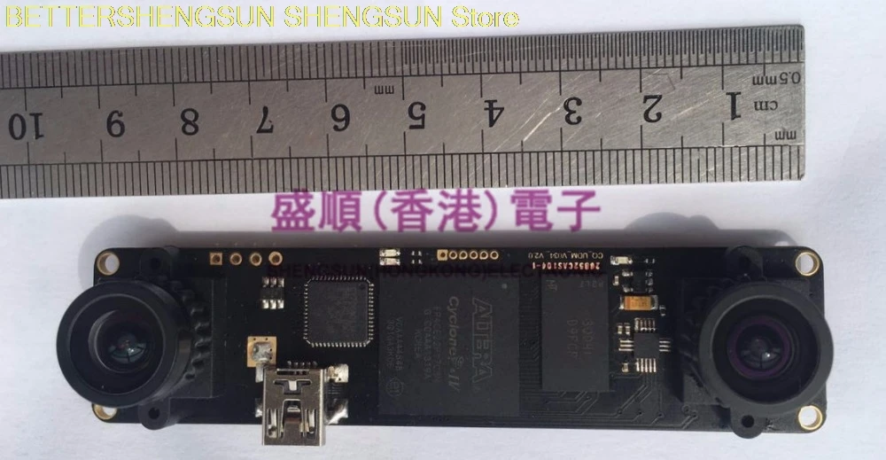 Binocular camera IMU USB binocular vision, FPGA drive, synchronization, global exposure Global shutter