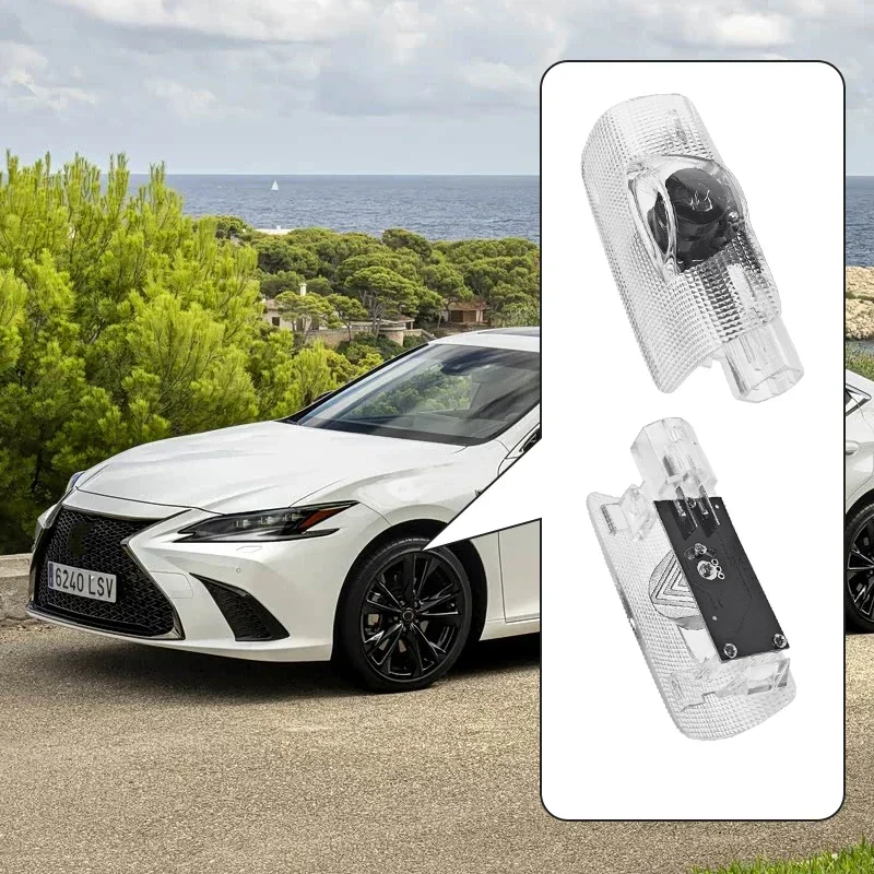 2pcs LED Car Door Shadow Light Welcome Logo Laser Projection Lamp Canbus for Lexus RX ES 300H ES300H ES350 GX LS LX IS UX RC GS