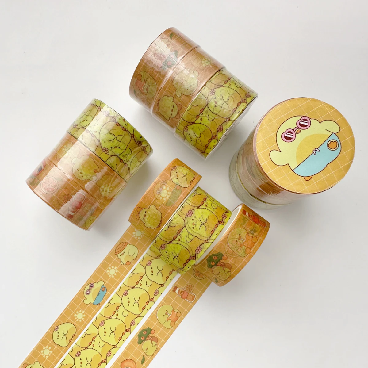 3 pcs/set Kawaii Animals Face Cartoon Washi Tape Set Masking Tapes Scrapbooking Diy Journal Stationery School Supplies Gift