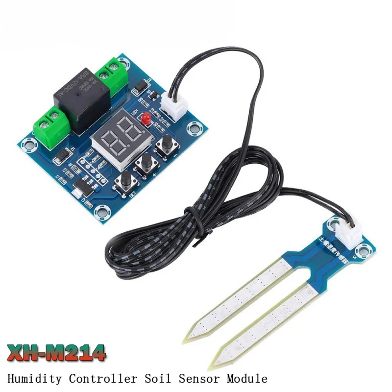 Bodemvocht Val Voor Irrigatie Systeem, Automatisch Sproeisysteem, Digitale Display, Controller, Rood, XH-M21412V