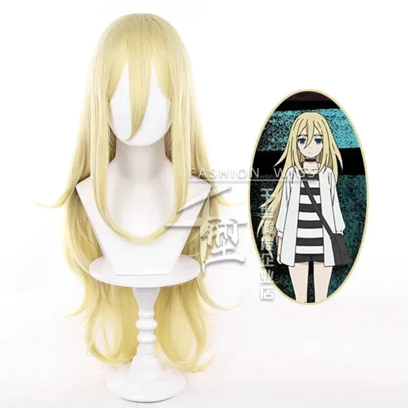 

wiwiwi 123Anime Rachel Gardner Cosplay Long Golden Heat Resistant Synthetic Hair Role Play Ray Wigs + Wig Cap