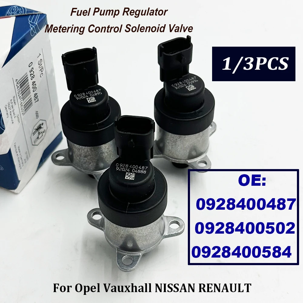 1/3PCS 0928400487 0928400502 928400487 Fuel Regulator Control Valve For R-enault V-auxhall O-pel Nissann 0928400584