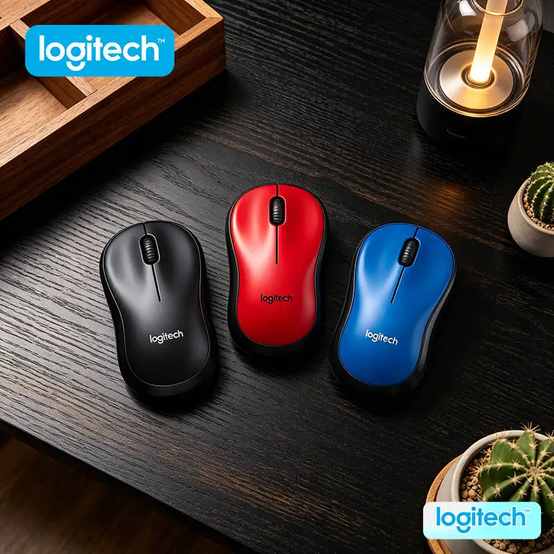 

Logitech M220 SilentTouch Mouse Ergonomic Comfort Grip USB Nano Receiver 1000 DPI Linux macOS Windows Accessory